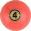 Aramith RBATPC 04 Tournament Replacement Ball  - 4 Billiard Balls