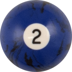 Action RBBM Black Marble Replacement Ball - 2 Billiard Balls