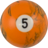 Action RBBM Black Marble Replacement Ball - 5 Billiard Balls