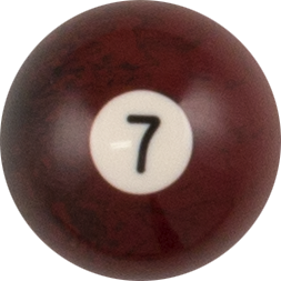 Action RBBM Black Marble Replacement Ball - 7 Billiard Balls