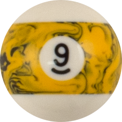 Action RBBM Black Marble Replacement Ball - 9 Billiard Balls