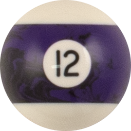 Action RBBM Black Marble Replacement Ball - 12 Billiard Balls