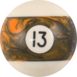 Action RBBM Black Marble Replacement Ball - 13 Billiard Balls