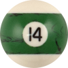 Action RBBM Black Marble Replacement Ball - 14 Billiard Balls