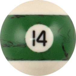 Action RBBM Black Marble Replacement Ball - 14 Billiard Balls