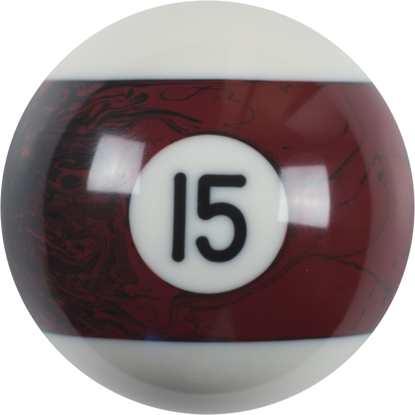 Action RBBM Black Marble Replacement Ball - 15 Billiard Balls