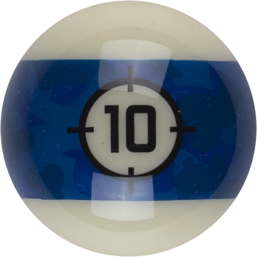 Aramith RBCAM 10 Camoflage Replacement Ball  - 10 Billiard Balls