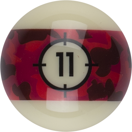 Aramith RBCAM 11 Camoflage Replacement Ball  - 11 Billiard Balls