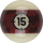 Aramith RBCAM 15 Camoflage Replacement Ball  - 15 Billiard Balls