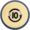 Brunswick RBCENT Centennial Replacement Ball  - 10 Billiard Balls