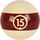 Aramith RBCONT 15 Continental Replacement Ball  - 15 Billiard Balls