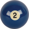 Aramith RBPR 02 Premier/ Crown Replacement Ball  - 2 Billiard Balls