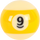 Aramith RBSAP 09 Super Pro Replacement Ball  - 9 Billiard Balls