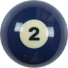 Action RBSTD Standard Replacement Ball  - 2 Billiard Balls