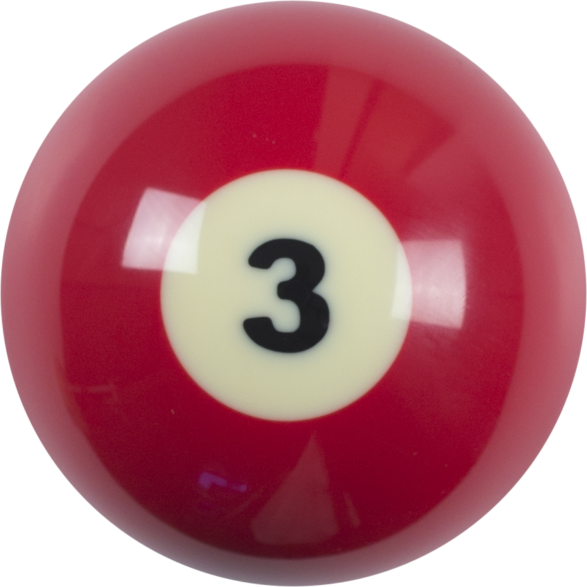 Action RBSTD Standard Replacement Ball  - 3 Billiard Balls