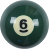 Action RBSTD Standard Replacement Ball  - 6 Billiard Balls
