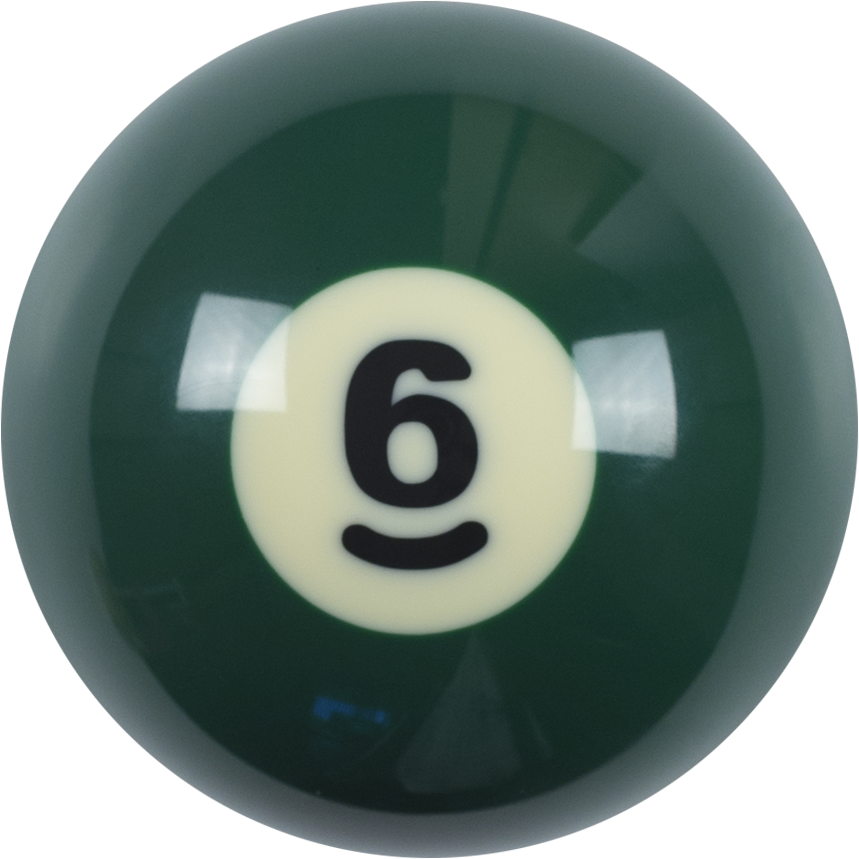 Action RBSTD Standard Replacement Ball  - 6 Billiard Balls