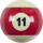 Action RBSTD Standard Replacement Ball  - 11 Billiard Balls