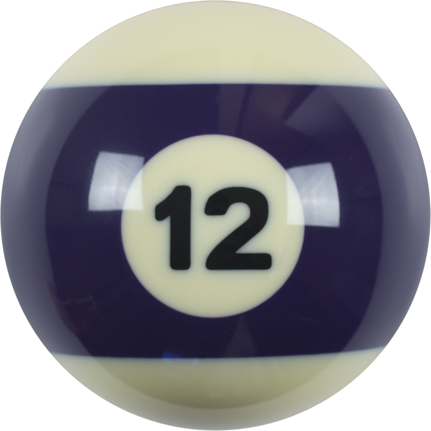 Action RBSTD Standard Replacement Ball  - 12 Billiard Balls