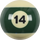 Action RBSTD Standard Replacement Ball  - 14 Billiard Balls