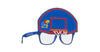 RicoIndustries SUN310101BK Kansas Basketball Novelty Sunglasses