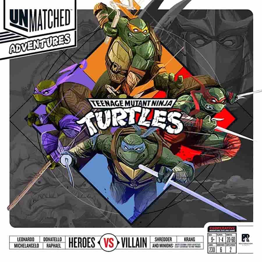 Restoration Games -  Tmnt - Unmatched Adventures: Teenage Mutant Ninja Turtles Pre-Order