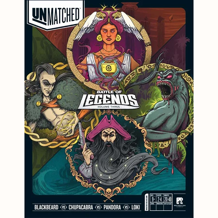 Restoration Games -  Unmatched: Battle Of Legends Volume 3