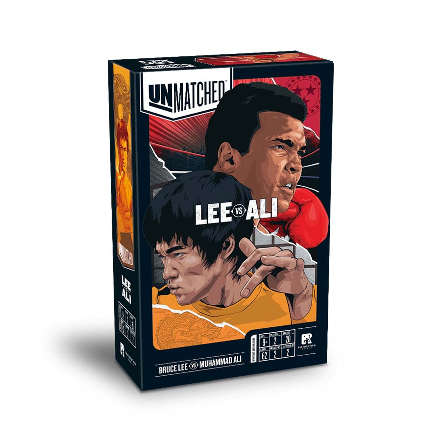 Restoration Games -  Unmatched: Muhammad Ali Versus Bruce Lee Pre-Order