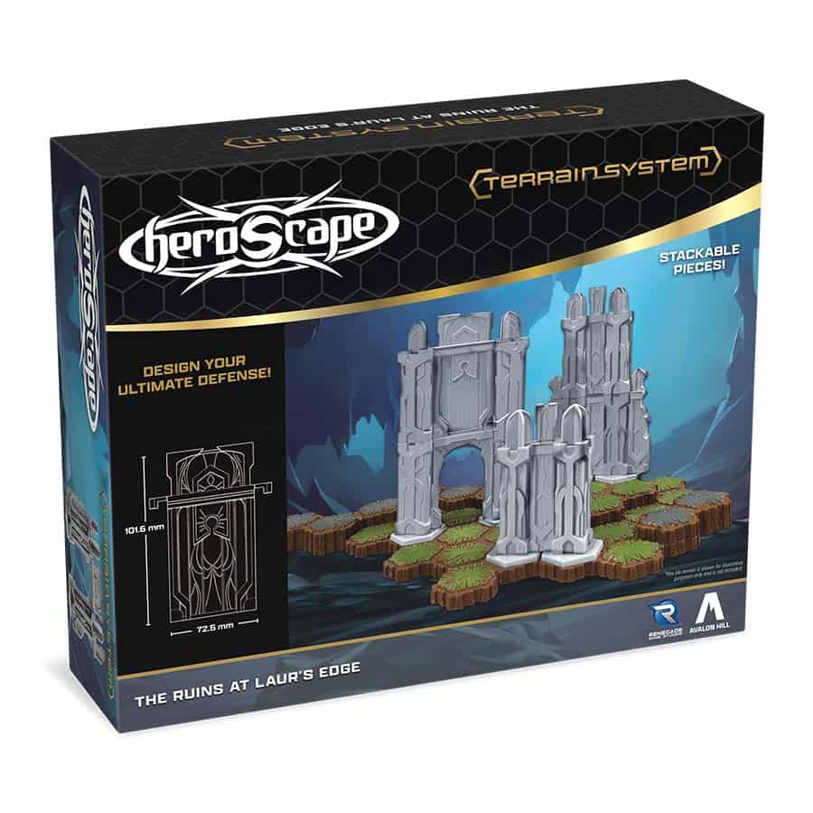 Renegade Games Studios -  Heroscape: Embers Of War: The Ruins At Laur's Edge Terrain Expansion Pre-Order