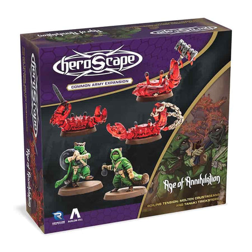 Renegade Games Studios -  Heroscape: Boiling Tension: Molten Crustaceans And Tanuki Tricksters Army Expansion