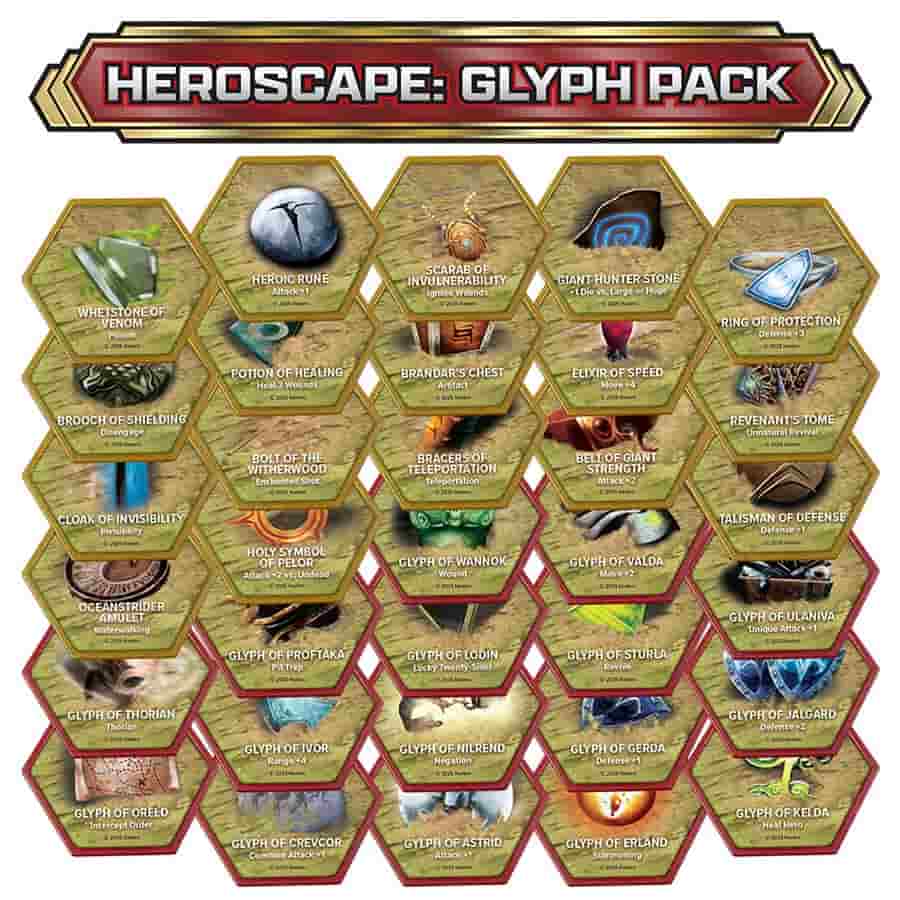 Renegade Games Studios -  Heroscape: Boiling Tension: Glyph Pack