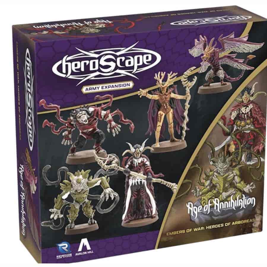 Renegade Games Studios -  Heroscape: Embers Of War: Heroes Of Aboreas Army Expansion Pre-Order