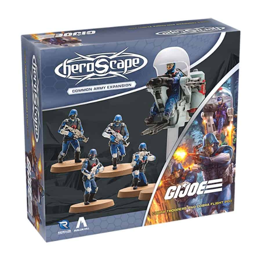 Renegade Games Studios -  Heroscape: G.I. Joe: Cobra Troopers And Cobra Flight Pod Army Expansion Pre-Order