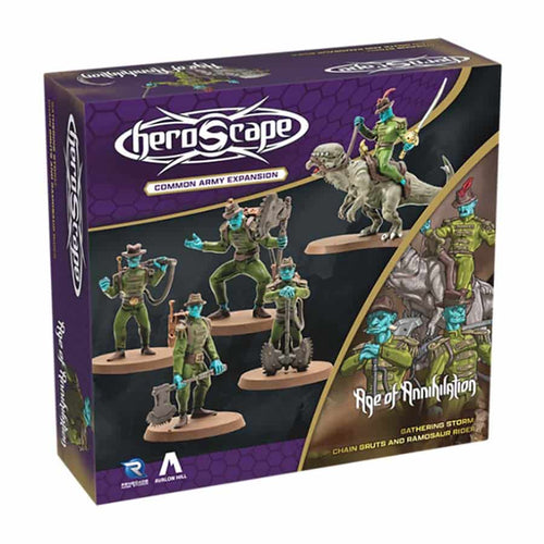 Renegade Games Studios -  Heroscape: Chain Gruts And Ramosaur Rider Army Expansion Pre-Order