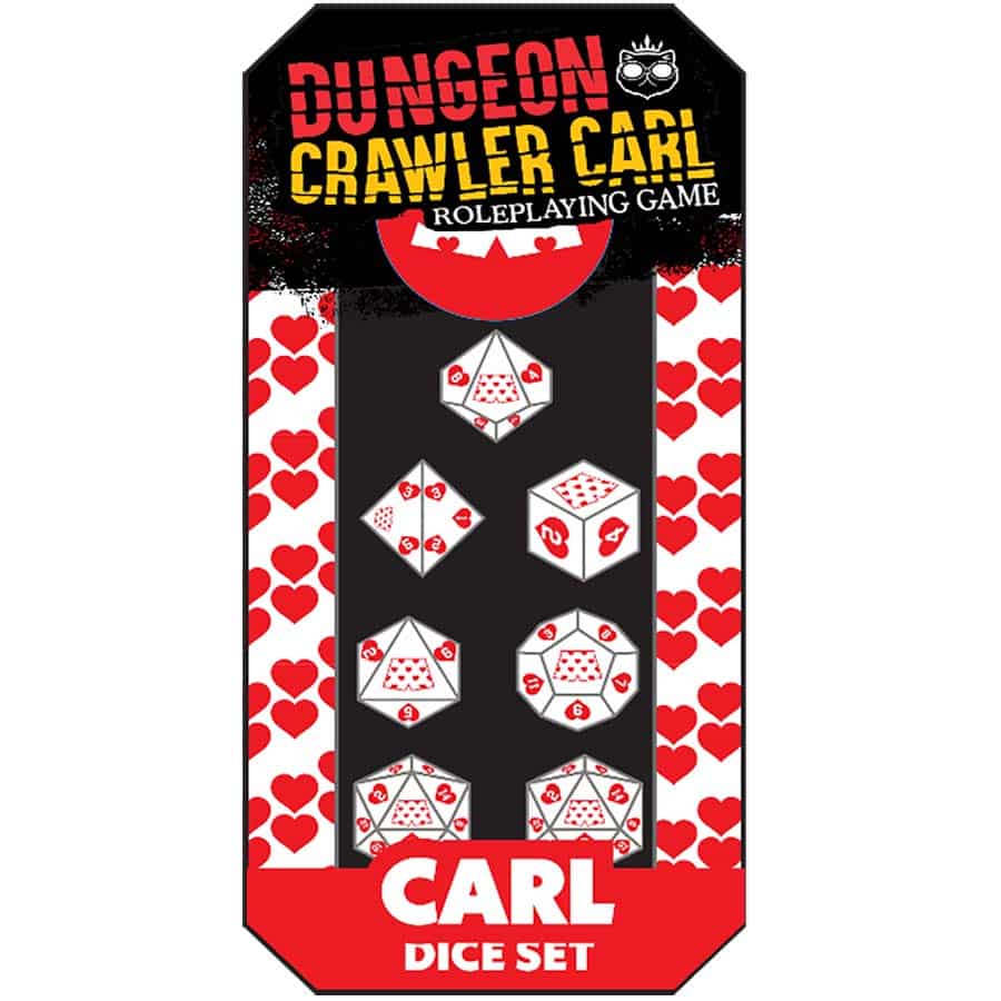 Renegade Games Studios -  Dungeon Crawler Carl Rpg: Carl's Enchanted Big Boi Boxers Dice Set Pre-Order