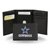 Dallas Cowboys Wallet Trifold Leather Embroidered - Rico Industries