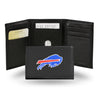 Buffalo Bills Wallet Trifold Leather Embroidered - Rico Industries