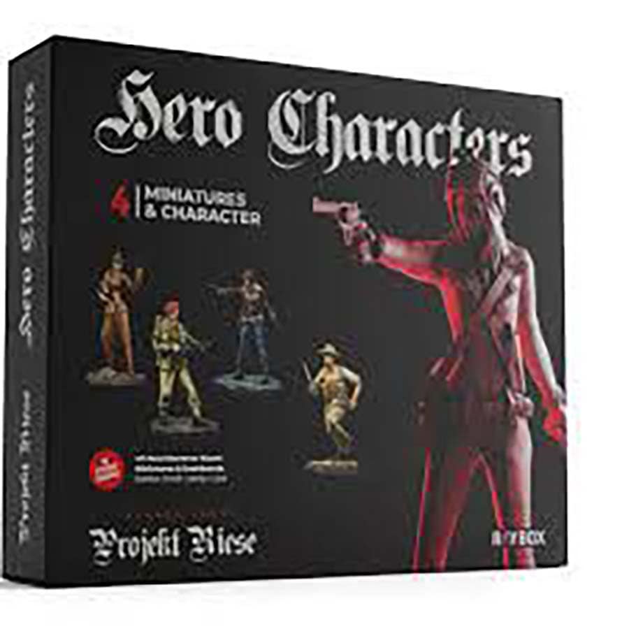 Raybox Games -  Escape From Projekt Riese: Hero Characters Pre-Order