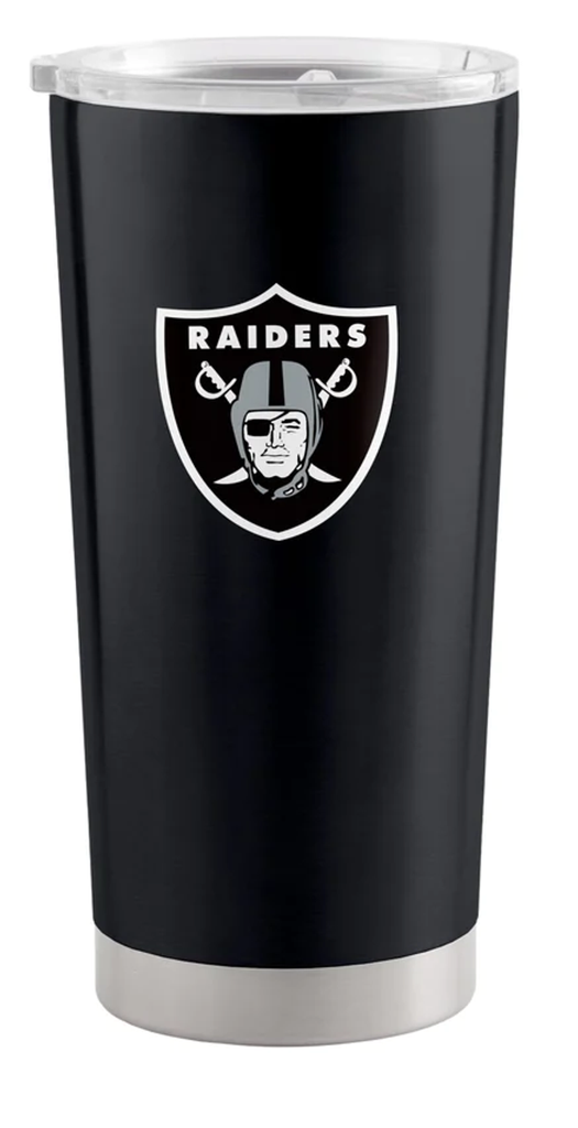 Las Vegas Raiders Travel Tumbler 20oz Stainless Steel - Logo Brands