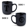 Texas Rangers Coffee Mug 17oz Matte Black - WinCraft