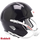 Helmet Riddell Blank Replica Mini Speed Style Black with White Parts - Riddell