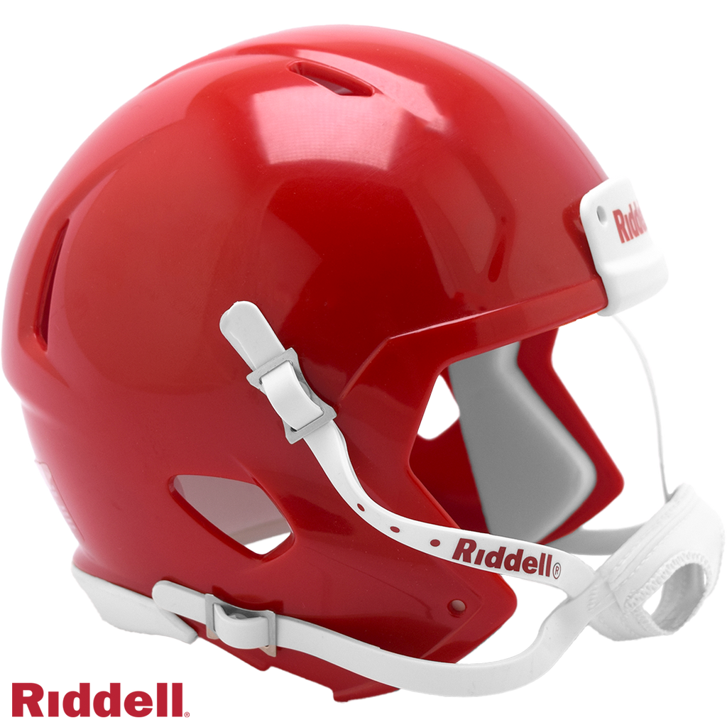 Helmet Riddell Blank Replica Mini Speed Style Scarlet/KC Red - Riddell