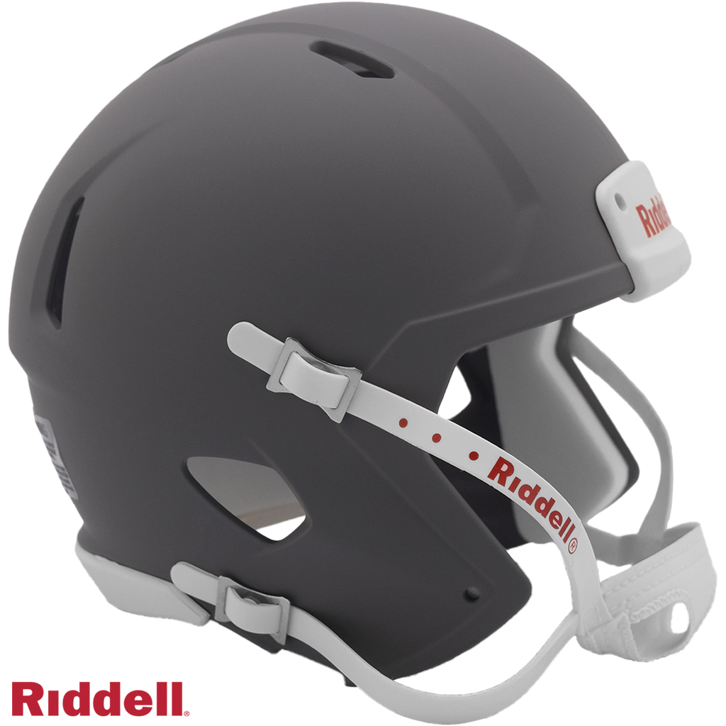 Helmet Riddell Blank Replica Mini Speed Style Matte Grey - Riddell