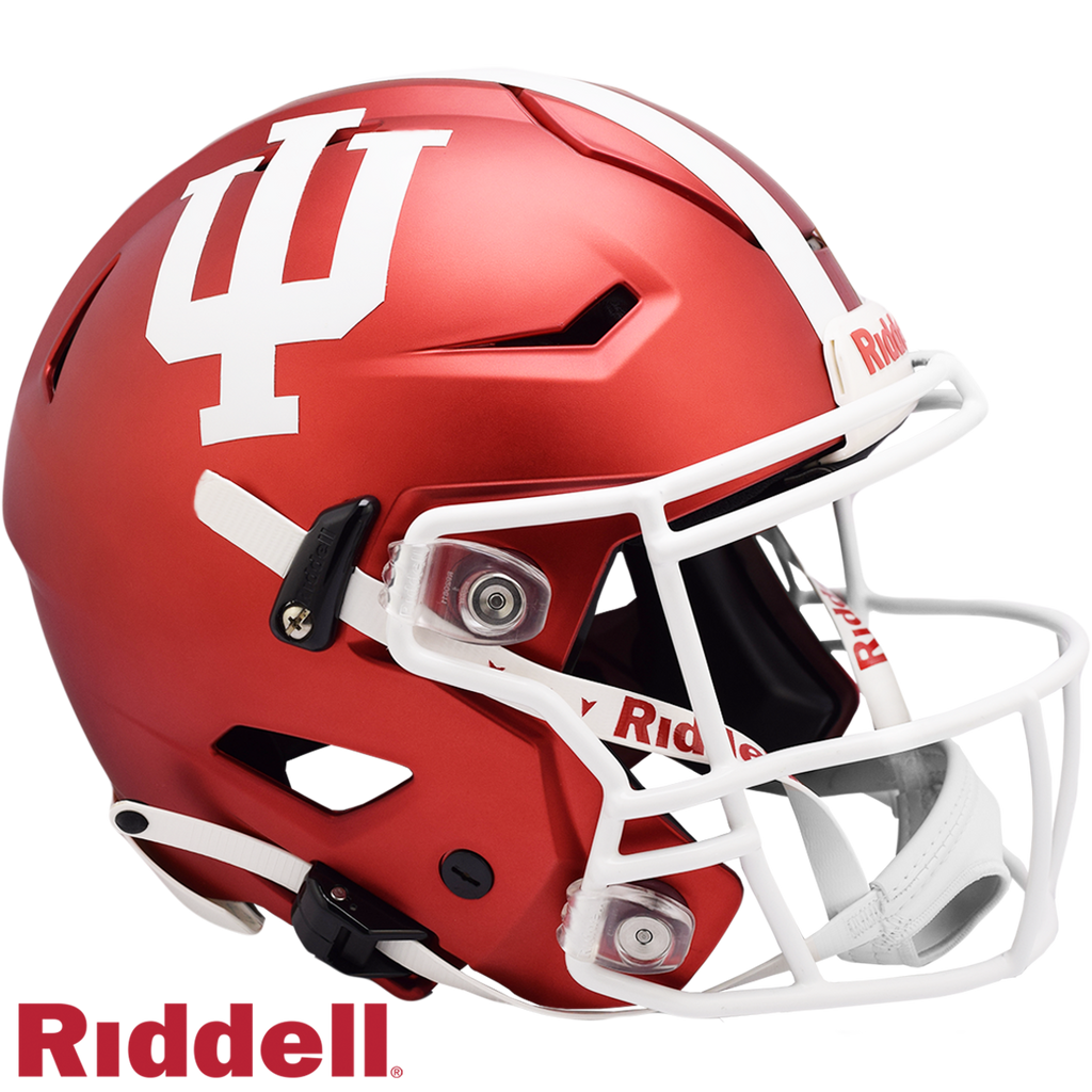 Indiana Hoosiers Helmet Riddell Authentic Full Size SpeedFlex Style 2023 - Riddell