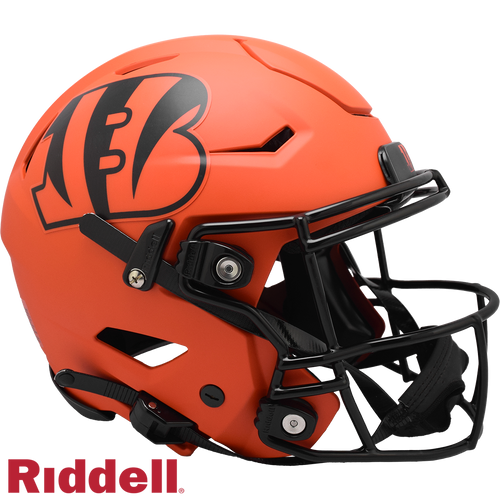 Cincinnati Bengals Helmet Riddell Authentic Full Size SpeedFlex Style Rave Alternate - Riddell