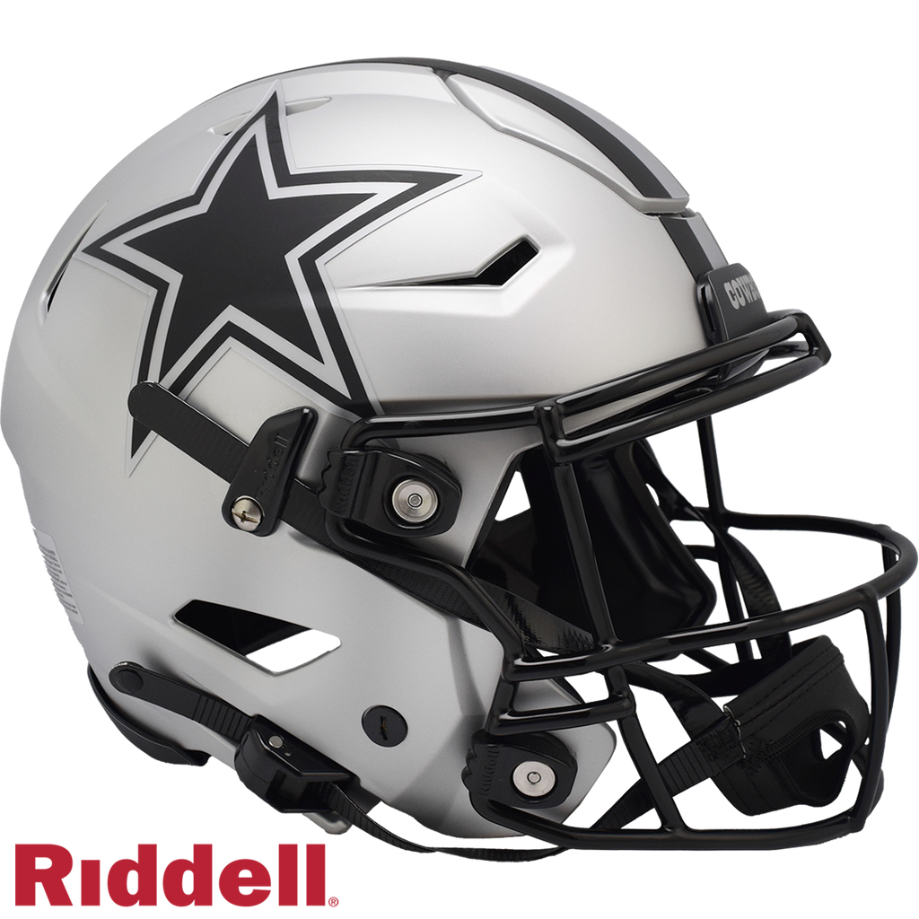 Dallas Cowboys Helmet Riddell Authentic Full Size SpeedFlex Style Rave Alternate - Riddell