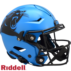 Carolina Panthers Helmet Riddell Authentic Full Size SpeedFlex Style Rave Alternate - Riddell