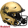 New Orleans Saints Helmet Riddell Authentic Full Size SpeedFlex Style Rave Alternate - Riddell
