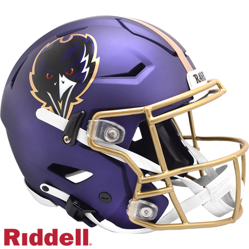 Baltimore Ravens Helmet Riddell Authentic Full Size SpeedFlex Style On-Field Alternate 2024  - Special Order - Riddell