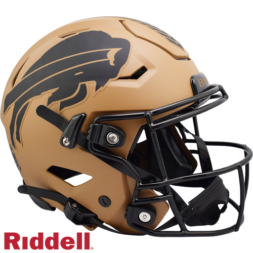 Buffalo Bills Helmet Riddell Authentic Full Size SpeedFlex Style Salute To Service 2023 - Riddell